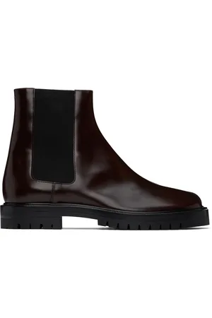 Maison Margiela Brown Tabi Chelsea Boots