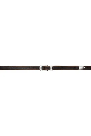 OUR LEGACY Brown 2 CM Belt