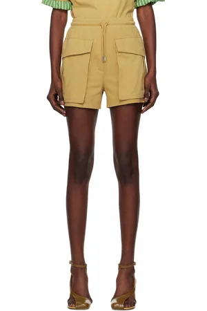 DRIES VAN NOTEN Tan Drawstring Shorts