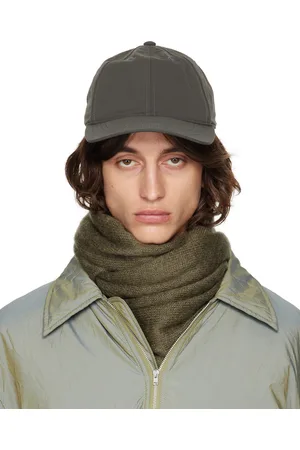 OUR LEGACY Gray Peached Nylon Cap