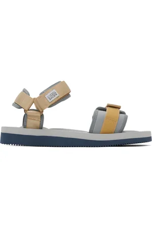 SUICOKE Beige & Gray CEL-V Sandals