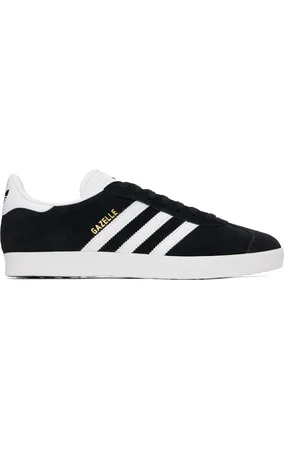 adidas Black & White Gazelle Sneakers