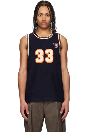 rice nine ten Knitting Basketball Tank Top