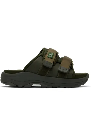 SUICOKE Khaki MOTO-Run Sandals