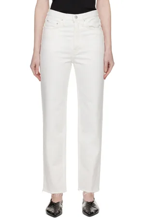 Totême White Classic Cut Jeans