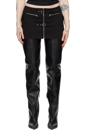 Miaou Black Gianna Miniskirt