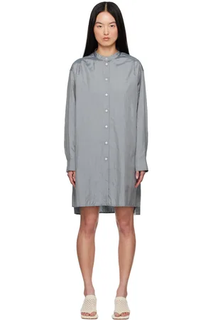 Jil Sander Blue Band Collar Minidress