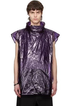 DRIES VAN NOTEN Purple Sheer T-shirt