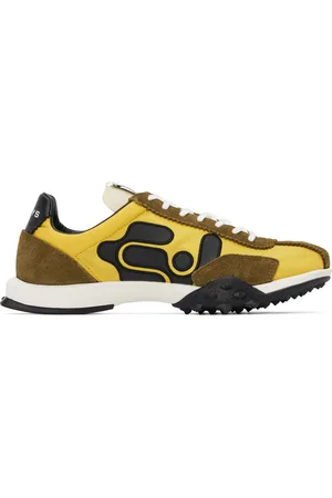 Eytys Khaki & Yellow Eros Sneakers