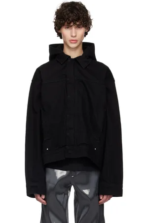 HELIOT EMIL Hooded Denim Jacket