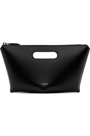 Alaïa Black Folded Zipped Clutch