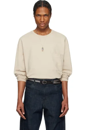 LEMAIRE Beige Boxy Long Sleeve T-shirt