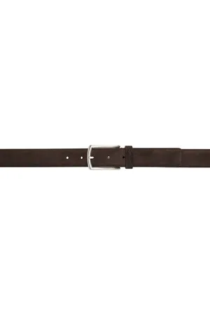 Ermenegildo Zegna Brown Suede Belt