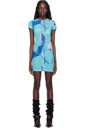 Miaou Blue Billie Minidress
