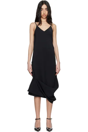 Maison Margiela Black Silk Maxi Dress