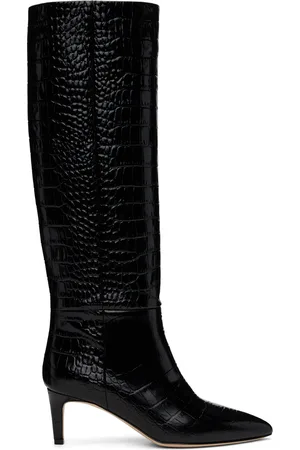 PARIS TEXAS Black Stiletto 60 Tall Boots