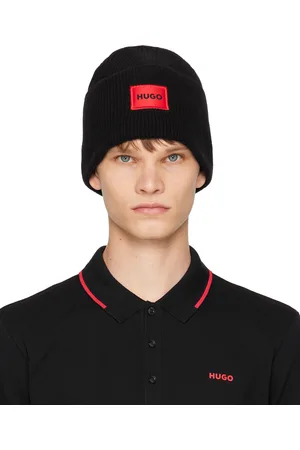 HUGO BOSS Black Patch Beanie