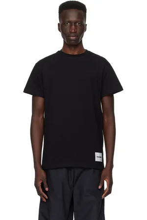 Jil Sander Three-Pack Black T-Shirts