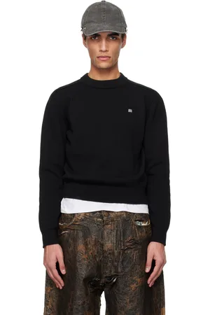 Acne Studios Black Organic Cotton Sweater