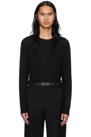 Jil Sander Black Embroidered Sweater