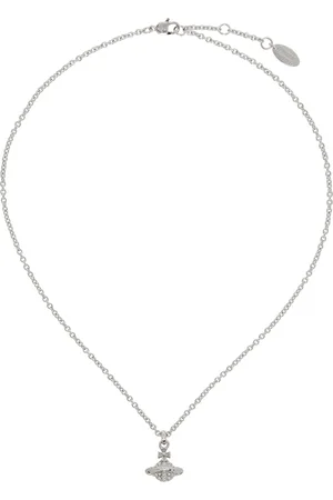 Vivienne Westwood Silver Mayfair Bas Relief Pendant Necklace