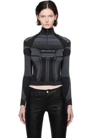 MISBHV Black & Gray Europa Sport Top