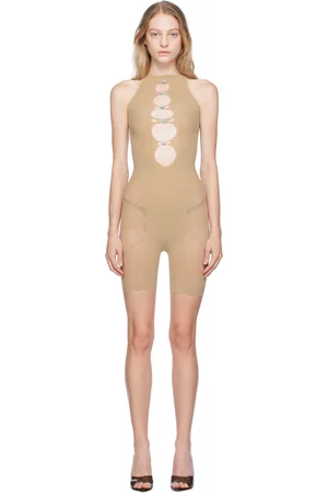 Poster Girl SSENSE Exclusive Taupe Jetta Jumpsuit