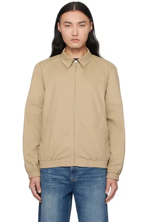 A.P.C. Beige Gilbert Bomber Jacket
