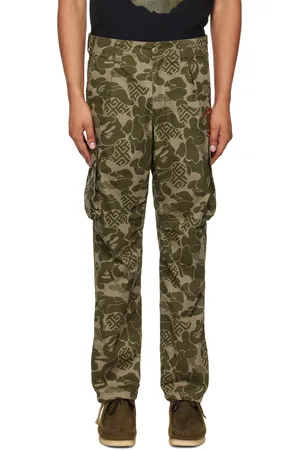 BAPE Khaki Asia Camo Cargo Pants