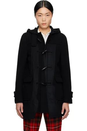 Comme des Garçons Black Felted Coat