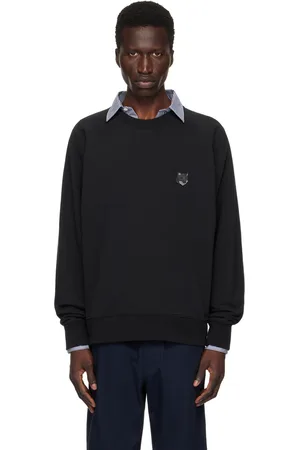 Maison Kitsuné Black Bold Fox Head Sweatshirt