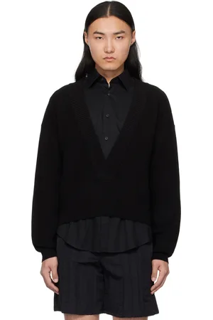 lesugiatelier Deep Neck Sweater