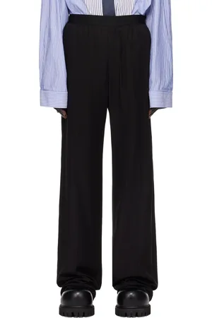 Balenciaga Fluid Poplin Large Elastic Trousers