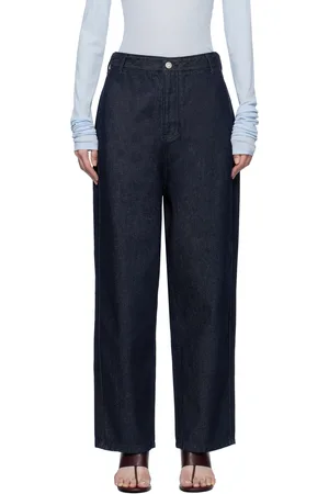 LE 17 SEPTEMBRE Blue Curved Jeans