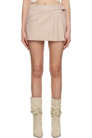 Anna Quan Beige Tyra Miniskirt