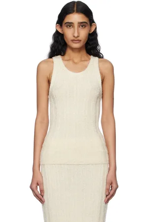 Khaite Off-White Lena Tank Top