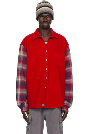 ERL Plaid Sleeve Overshirt