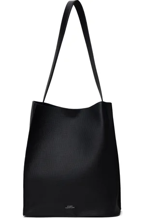 STUDIO NICHOLSON Navy Doublet Type 2 Leather Tote