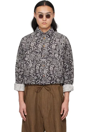Aviva Jifei Xue Gray Double Pocket Shirt