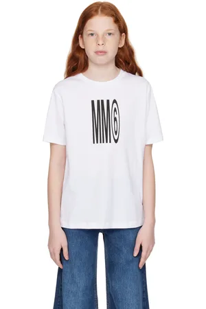 Maison Margiela Three-Pack Kids Multicolor Printed Logo T-shirts