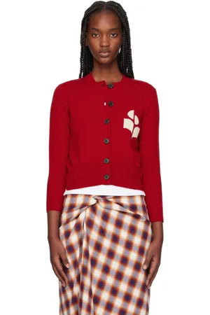 Isabel Marant Red Newton Cardigan