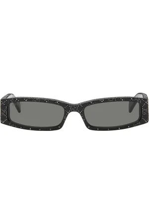 Gucci Black Rectangular Frame Sunglasses