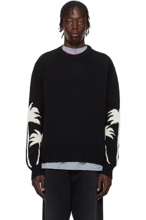 Palm Angels Black Palms Knit Sweater