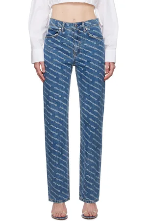 Alexander Wang Blue EZ Mid Rise Jeans