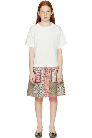 SEA Kids White & Multicolor Panna Dress