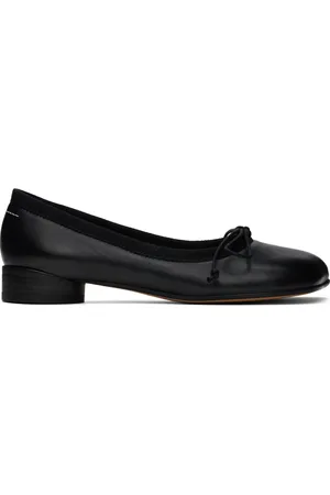 Maison Margiela Black Anatomic Classic Ballerina Flats