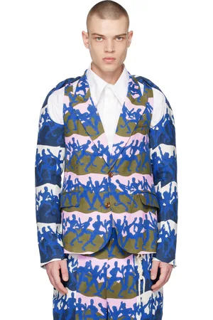 Charles Jeffrey Loverboy Multicolor Twisted Blazer