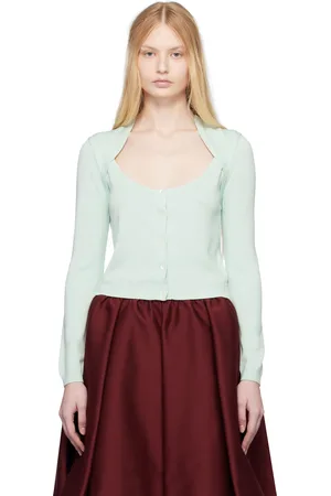 Shushu/Tong Green Knit Cardigan