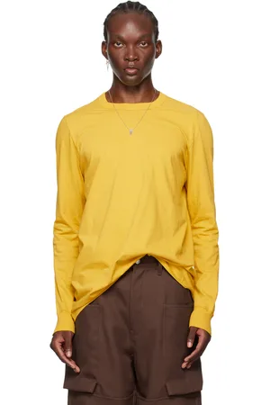 Rick Owens Yellow Porterville Level Long Sleeve T-Shirt