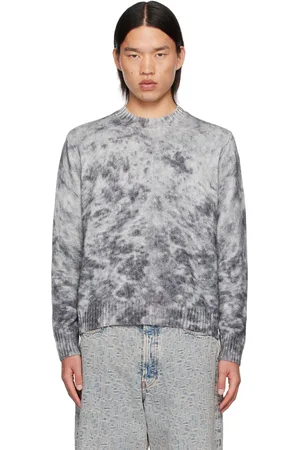 Acne Studios Gray Acid Print Sweater
